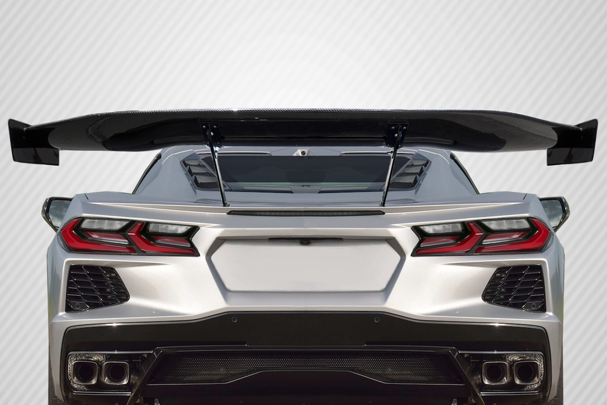 2020-2024 Corvette C8 Carbon Creations Gran Veloce GT Rear Wing Spoiler - 5 Piece