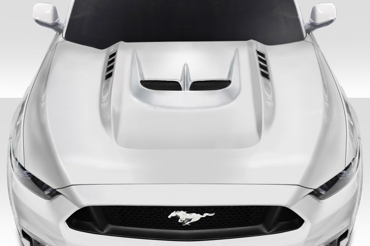 2015-2017 Ford Mustang Duraflex Kryptonic Hood - 1 Piece