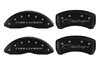 2009-2010 Dodge Challenger MGP Caliper Covers Black 