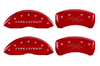 2011-2013 Dodge Challenger MGP Caliper Covers Red 