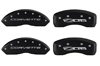 1997-2004 Chevrolet Corvette MGP Caliper Covers Matte Black