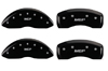 2005-2013 C6 Corvette MGP Caliper Covers Black/Silver