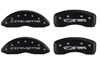 2006-2013 Chevrolet Corvette MGP Caliper Covers Black