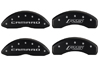 2010-2014 Chevrolet Camaro MGP Caliper Covers Black/Silver