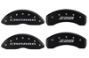 2010-2014 Chevrolet Camaro MGP Caliper Covers Black/Silver