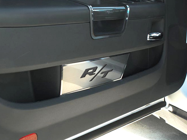 2009-2014 Challenger Door Badge Plates - R/T Logo