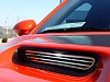 2008-2014 Dodge Challenger Billet Style Hood Scoop Insert Grills