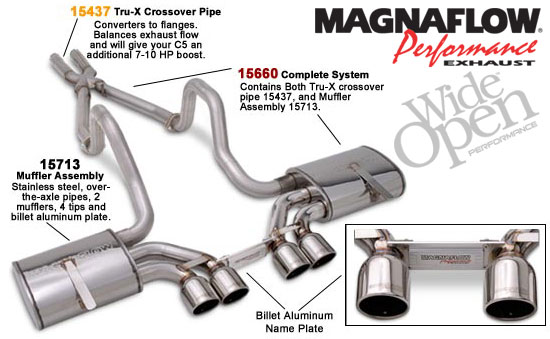1997-2004 C5 Corvette Magnaflow Exhaust