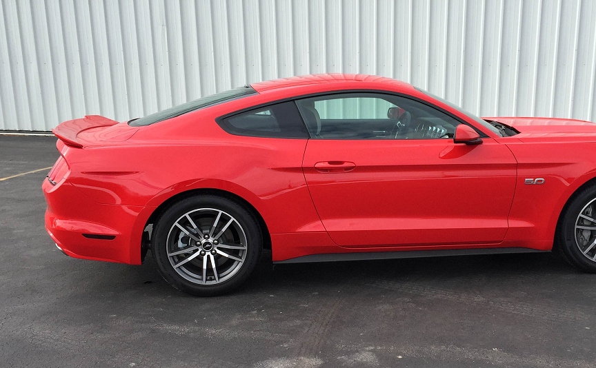 2015-2018 Ford Mustang (Coupe) Painted Stage 1 Rear Spoiler