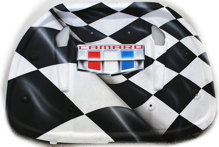 6th Generation Camaro Airbrushed Hood Liner 6th Generation Camaro Airbrushed Hood Liner