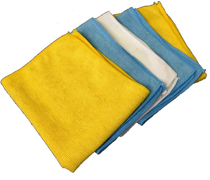 RPI'S Ultra-Fine Microfiber Polishing Towels -5pk Kit