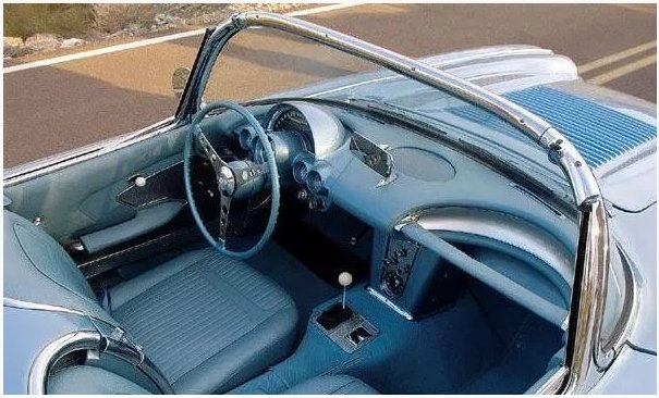 1958-1962 C1 Corvette White Shift Knob