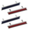 1961 C1 Corvette Front Fender Side Bars Set