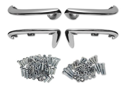 1963-1967 C2 Corvette Bumper Set Front And Rear 4pc Made In The USA 1963-1967 C2 Corvette Bumper Set Front And Rear 4pc Made In The USA