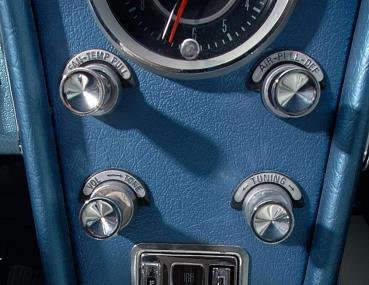 1964 Corvette Dash Bezels. Non A/C