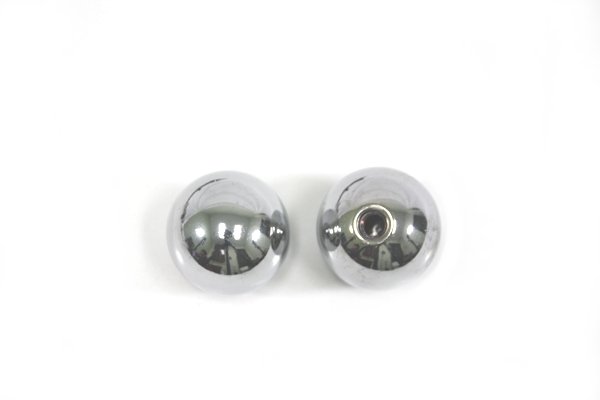 1964-1977 Door and Seat Knob Chrome Pair