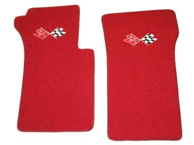 1965 C2 Corvette Floor Mats with Logo Embroidered