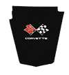 1968-1972 C3 Corvette Replacement Hood Liner w/Color Logo Emblem