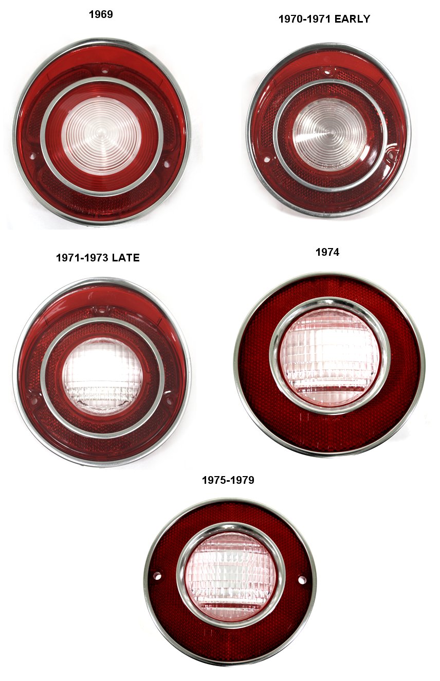 1968-1979 C3 Corvette Back Up Lights