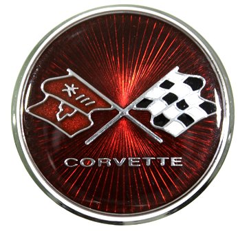 1975-1976 C3 Corvette Nose Emblem