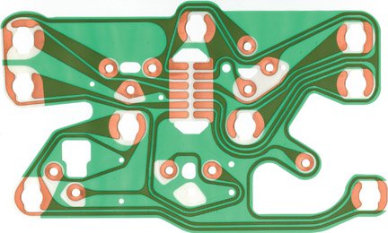 1977-1982 C3 Corvette Console Gauges Printed Circuit