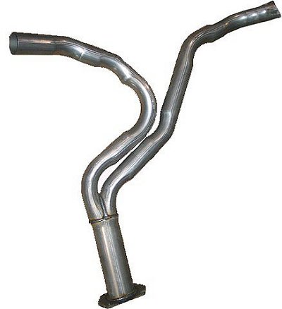 1982 C3 Corvette Reproduction Exhaust Pipe Rear Y