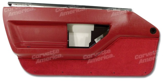 1984-1985 C4 Corvette Door Panel Red