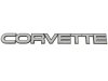 1984-1990 C4 Corvette Rear Bumper Emblem Chrome