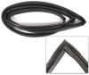 1984-1996 Corvette C4 Rear Window Weatherstrip With Molded Corners CA52335