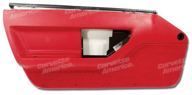 1986-1989 C4 Corvette Door Panel Red