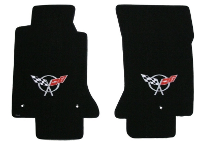 C5 Corvette Lloyd Floor Mats with Silver Logo