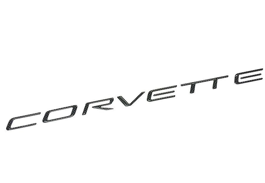 1997-2004 C5 Corvette Carbon Fiber Bumper Letters