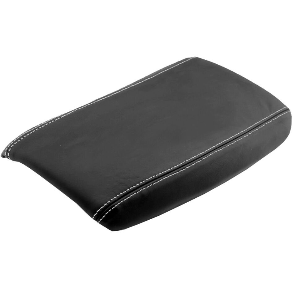 1997-2004 C5 Corvette Center Console Armrest Leather Synthetic White Stitch