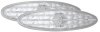 1997-2004 C5 Diamond Cut Clear Rear Side Markers