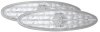 1997-2004 C5 Corvette Diamond Cut Clear Rear Side Markers