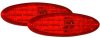 1997-2004 C5 Corvette Diamond Cut Red Rear Side Markers