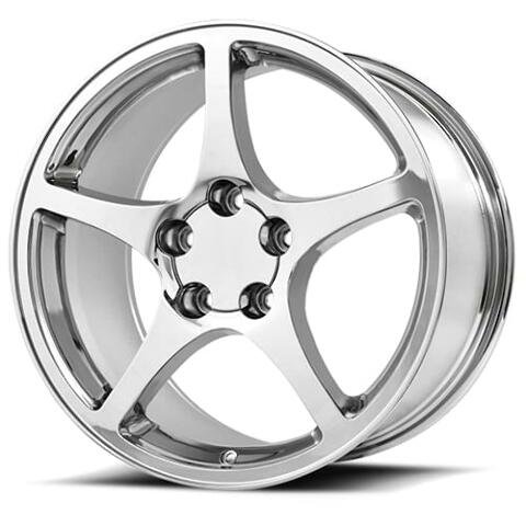 2000-2004 C5 Corvette Chrome Replica Wheel 18in X 9.5in 2000-2004 C5 Corvette Chrome Replica Wheel 18in X 9.5in