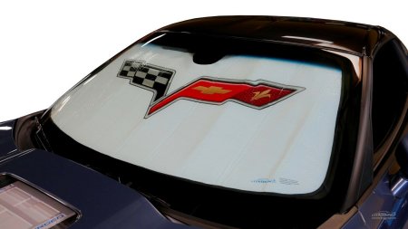 2005-2013 C6 Corvette Windshield CoverKing MODA Folding Graphic Corvette Sunshield