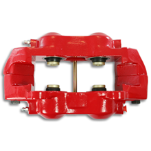 1965-1982 C3 Corvette Rebuilt Red Powder Coated Brake Calipers - O-Rings & S/S Sleeves - Car Set