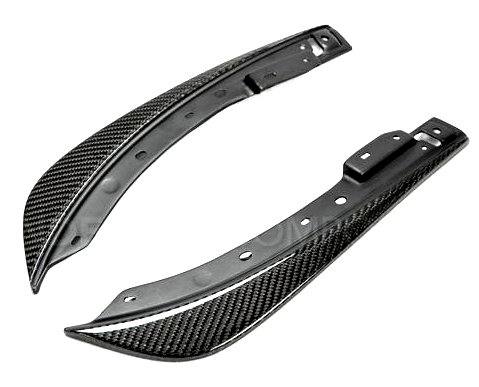 2008-2014 Dodge Challenger Carbon Fiber Front Bumper Canards