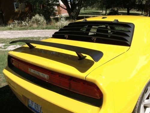 2008 2022 Dodge Challenger Hellcat Rear Aluminum Retro Window Louver