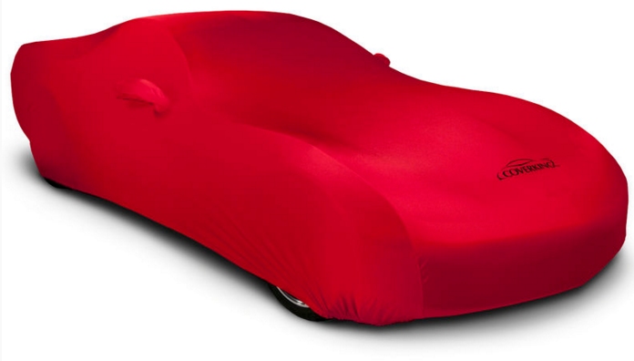 2008-2023 Dodge Challenger Coverking Satin Stretch Car Cover Red 2008-2023 Dodge Challenger Coverking Satin Stretch Car Cover Red