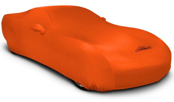 2008-2023 Dodge Challenger Coverking Stretch Car Cover Rust Orange