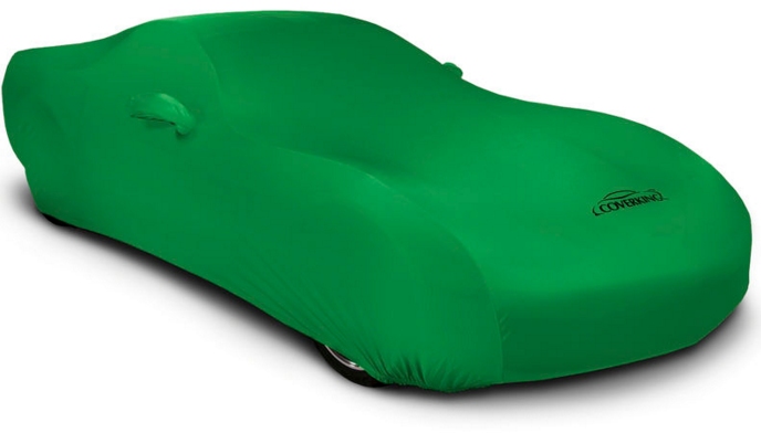 2008-2023 Dodge Challenger Coverking Stretch Car Cover Synergy Green 2008-2023 Dodge Challenger Coverking Stretch Car Cover Synergy Green
