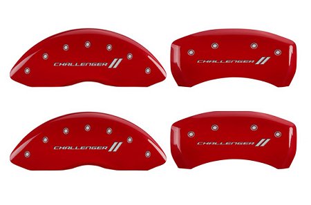 2009-2010 Dodge Challenger II MGP Caliper Covers Red