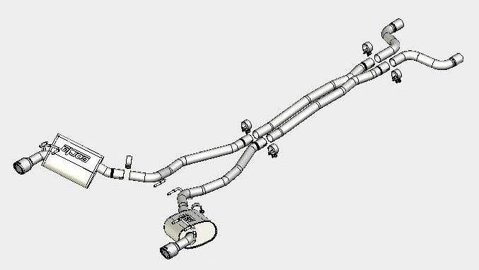 2010-2014 Camaro LT-LS Borla Catback Exhaust