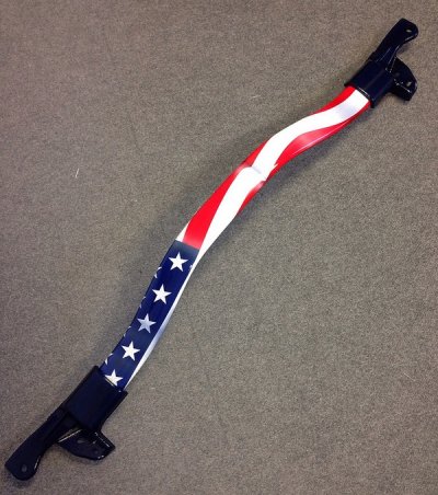 2010-2015 Camaro Airbrushed Strut Brace - American Flag