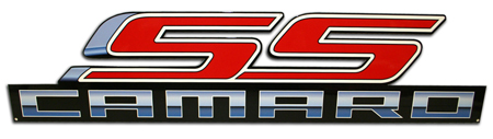 2010-2015 Camaro Metal Sign - SS Camaro Emblem