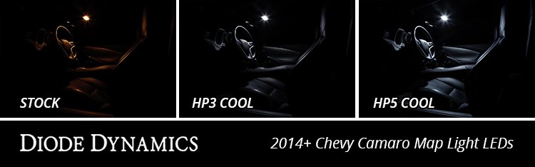 2010-2015 Camaro Interior LED Map Light Pair