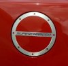 2010-2023 Camaro Stainless Steel "SUPERCHARGED" Fuel Door Cover